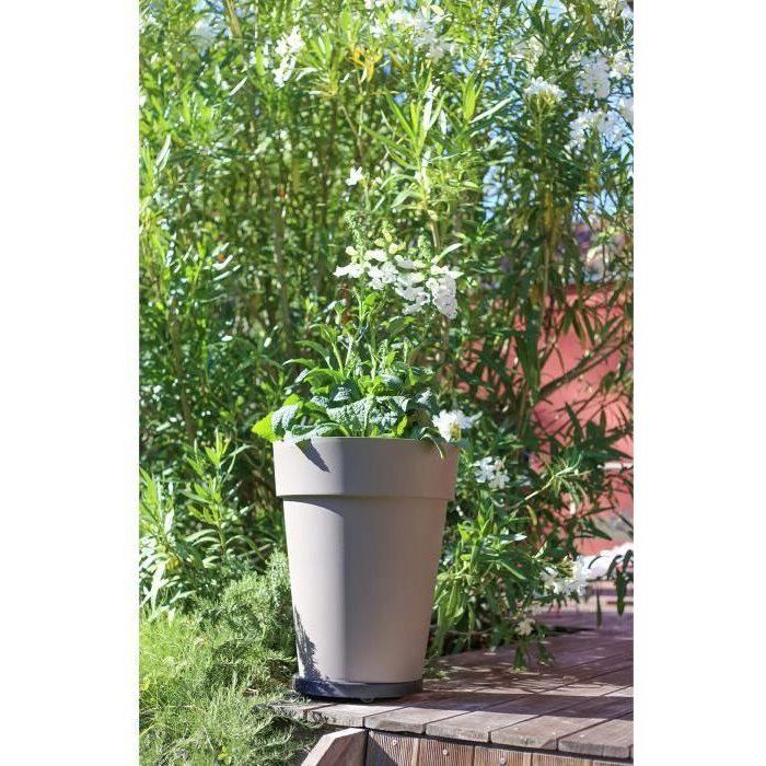EDA Tuscan Vase halfway - Ø 44 x 53 cm - 50 L - Taupe