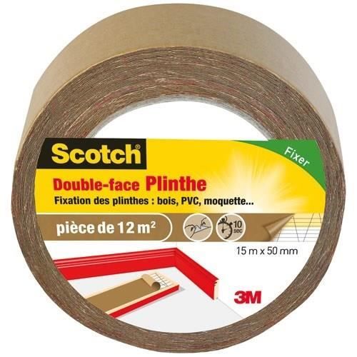 3M SCOTCH Double-face - 15 m x 50 mm - Plinthe