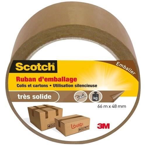 3M SCOTCH Adhesive Tape Packaging - 66m x 48mm - Brown