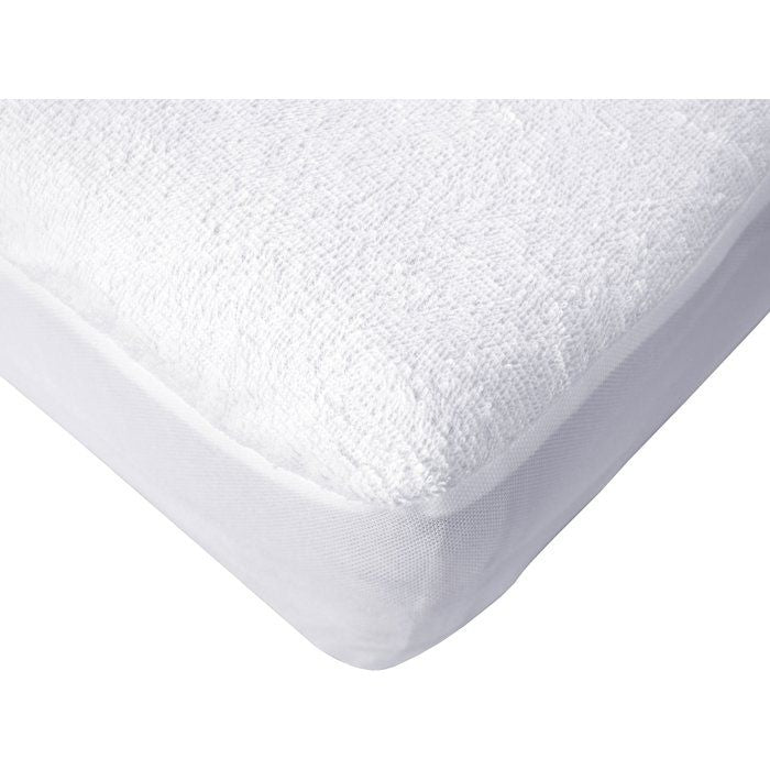 Alese Shape Waterproof Cover Transalese 100% Cotton Sponge - 120 x 190 cm - White