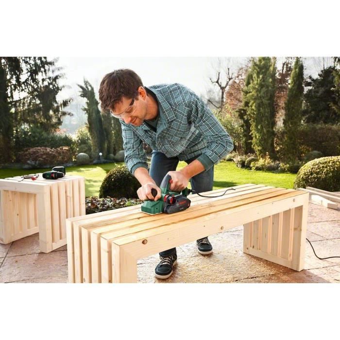 Bosch wired plane - Pho 2000 (delivered with reversible iron for carbide plane, six -sided male, cardboard key)