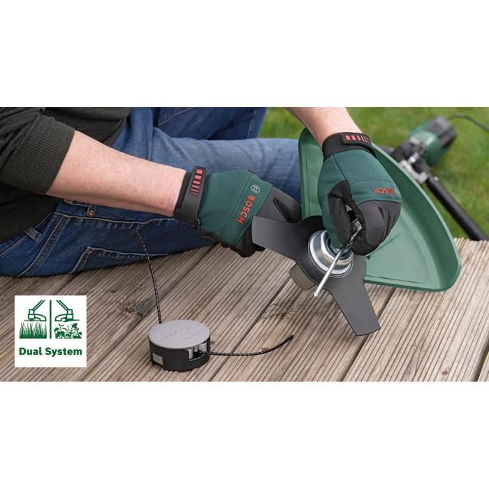 BOSCH 1000W brushcutter-AFS 23-37 (delivered with 3 wires 37 cm, 1 brush cutter and 1 strap))
