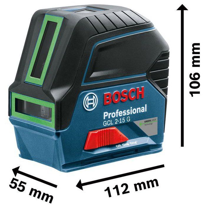 Laser Point and Line GCL 2-15 g in standard box - Bosch - 0601066J00