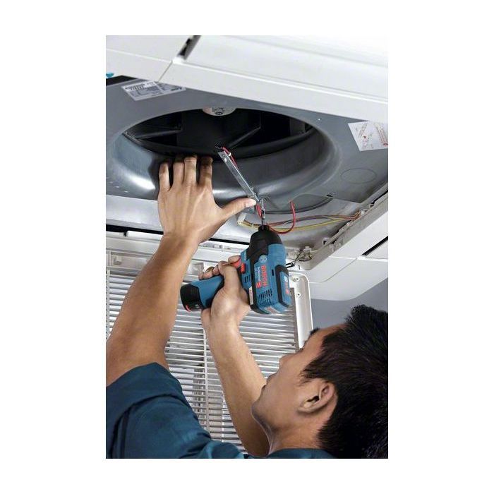 Bosch Professional GDR 12V-110 impact driver + 2 3.0Ah batteries in L-BOXX - 06019E0005