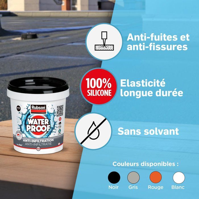 RUBSON Anti-infiltrations All Roofs Gray 1kg