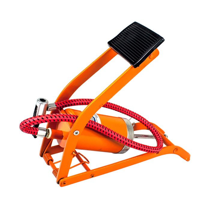 Foot pump - PRECISION STEEL - 3 bars Max