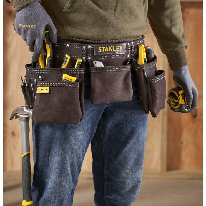 Leather Tool Belt - Brown