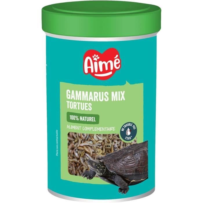AIME Main food Gammarus shrimps - For turtles - 1l