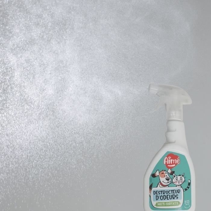 AIME Spray Destruct'odeur animal urine - 500 ml