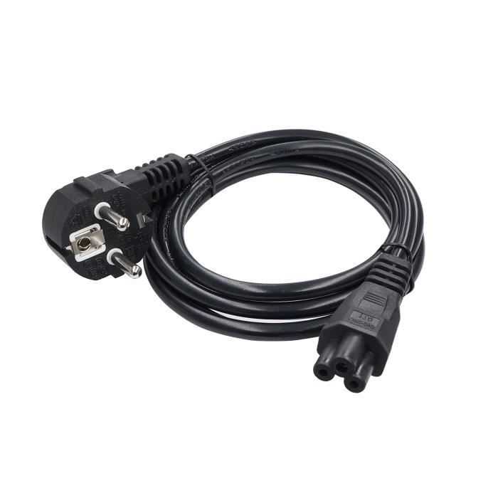 2 pole + earth power cable, 1.80m