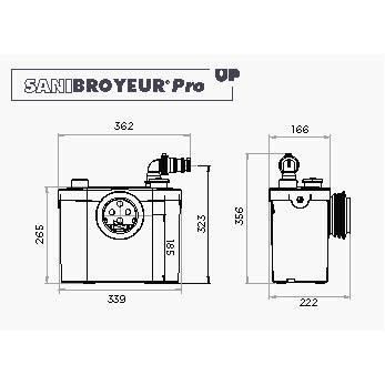 Sanibroyeur pro up - SFA - ST3UPSTD