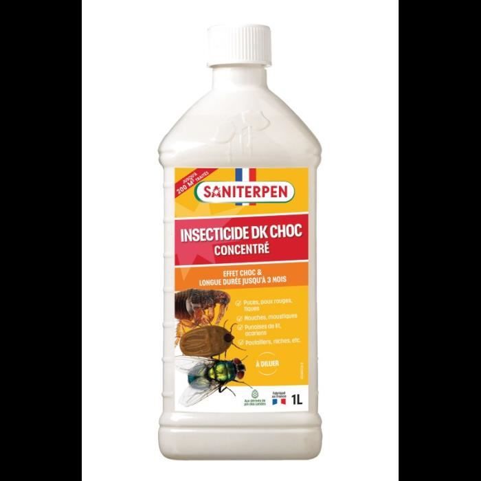 SANITERPEN DK Concentrate Insecticide - For the treatment of homes and equipment for the transport of pets - 1 L