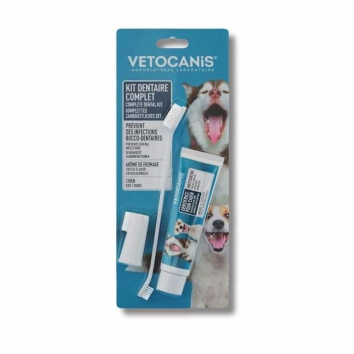 VETOCANIS DENTAL HYGIENE KIT DOG PLAK FIGHTER