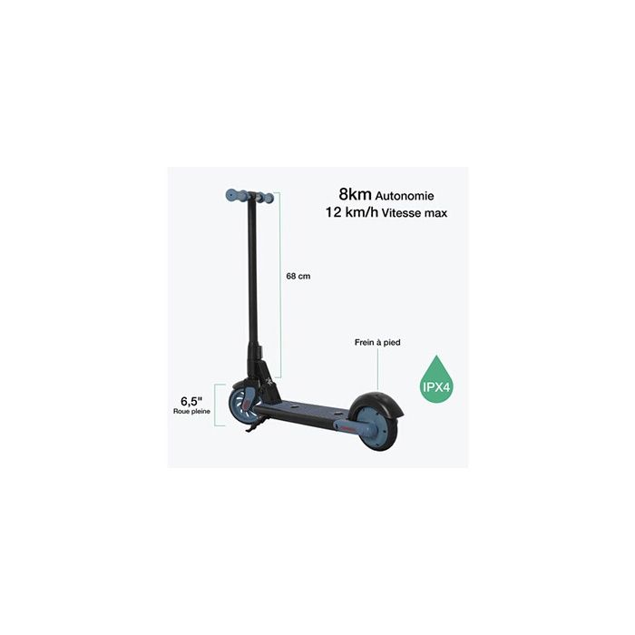 Wispeed electric scooter WISPEED T650 BLUE children's electric scooter
