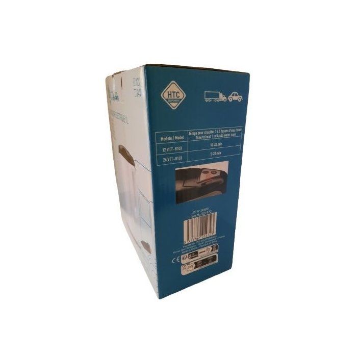 12V 1 liter electric kettle 170w white and blue