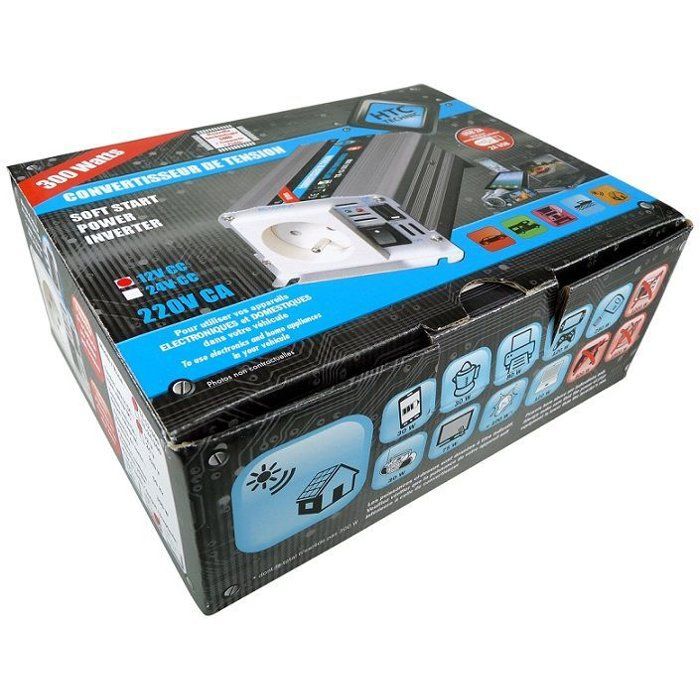 WP 12 / 220V 300W Converter with USB Plug