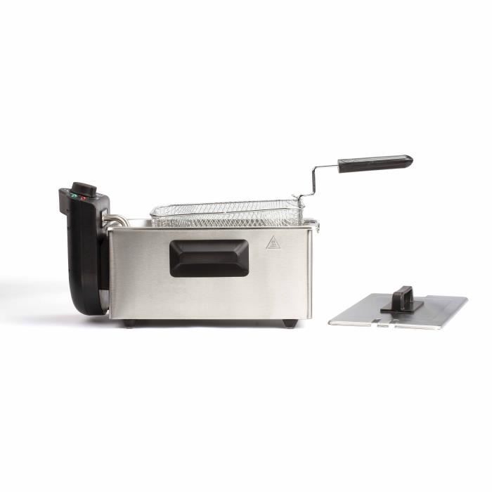 3 L Deep Fryer - LIVOO - DOC216 - 2000W - 3L - Removable stainless steel tank - Removable frying basket - Adjustable thermostat