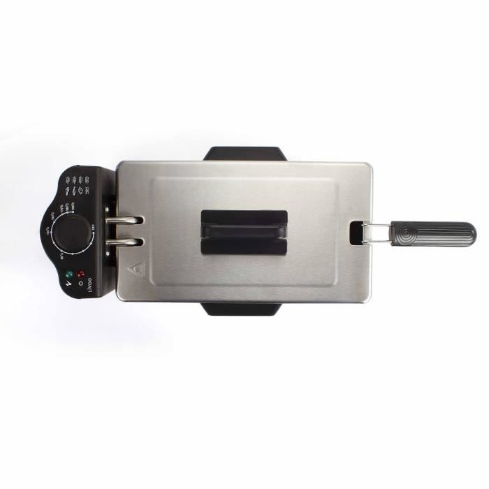 3 L Deep Fryer - LIVOO - DOC216 - 2000W - 3L - Removable stainless steel tank - Removable frying basket - Adjustable thermostat