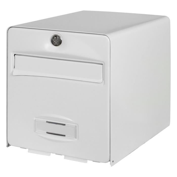 Burg Wachter Balthazar Galvanized Steel Balthazar Box - 2 doors - White