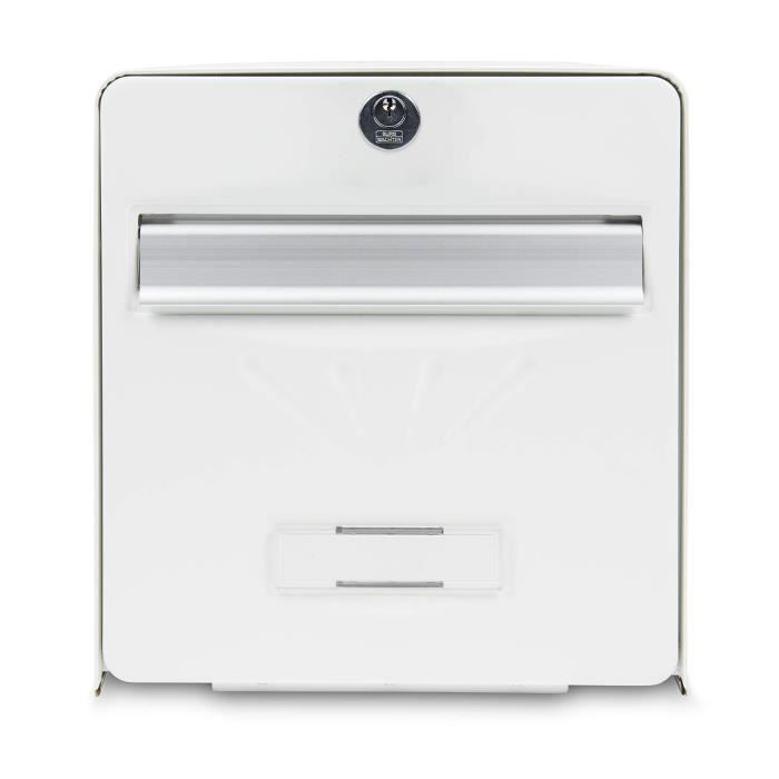 BURG WACHTER BALNEAUR GALVANIZED STEEL - Glass rear door - White