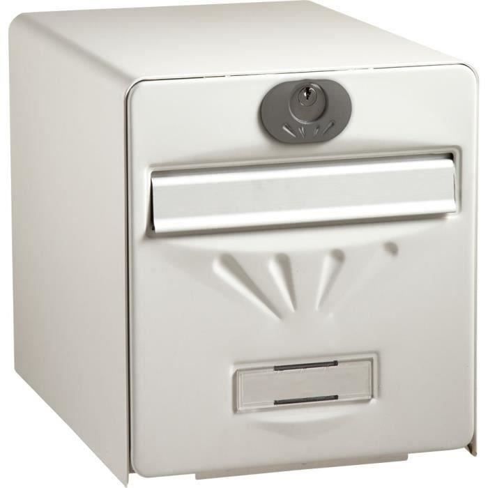 BURG WACHTER BALNEAUR GALVANIZED STEEL - Glass rear door - White