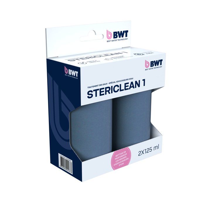 Resin cleaners - BWT - Stericlean - Effectively cleans softener ion exchange resins - 2 x 125ml