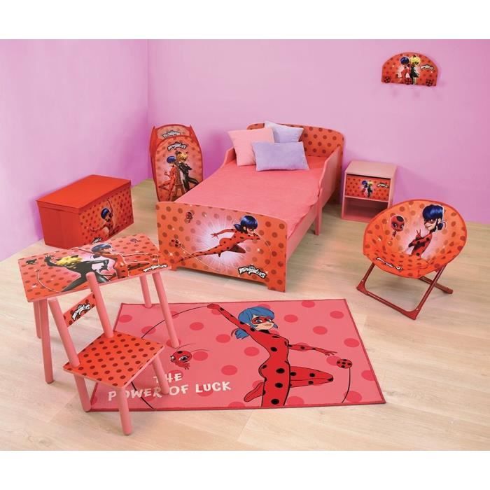 Fun House Miraculous Ladybug Bedside with drawer H.36 x L.33 x D. 30 cm