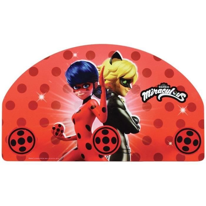 Fun house miraculous ladybug coat rack for children H.37 x L.21.5 x D.68 cm