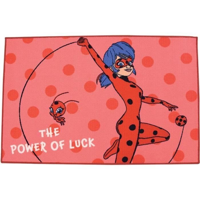 Tapis Ladibug Fun House Miraculous - 120 x 80 cm