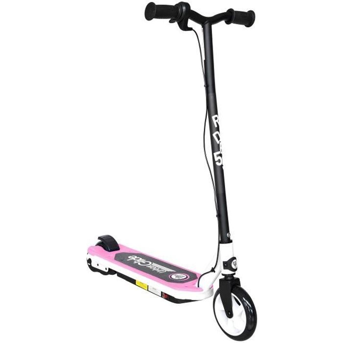 Urbanglide Ride55 Electric Scooter for Children from 6 Years Old Ultra Lightweight Max Speed 10km/h Kickstand Pink