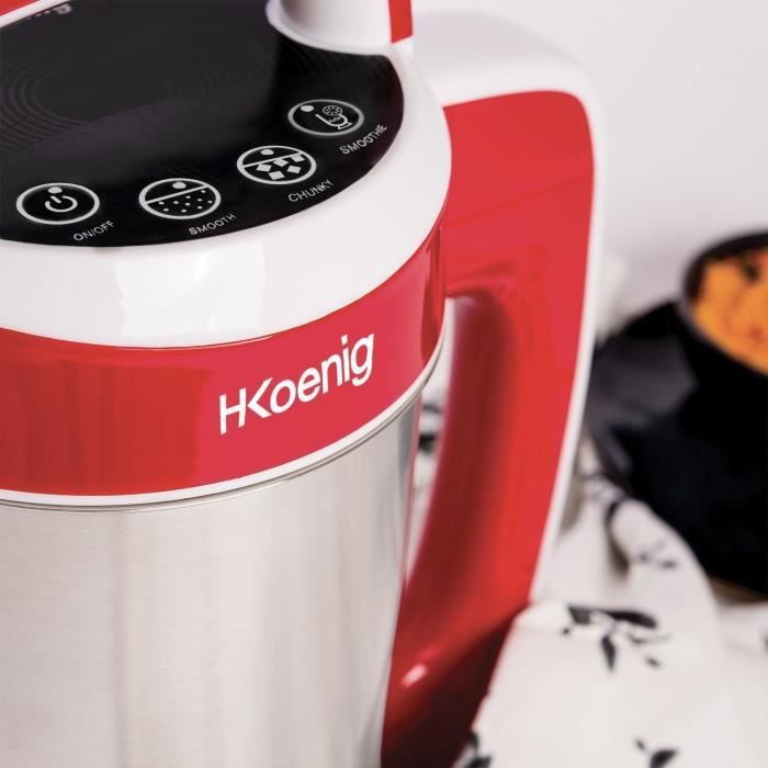 Heating blender - H.Koenig - MXC18 - 850 W - 1.1 L - Stainless steel - 2 cooking programs