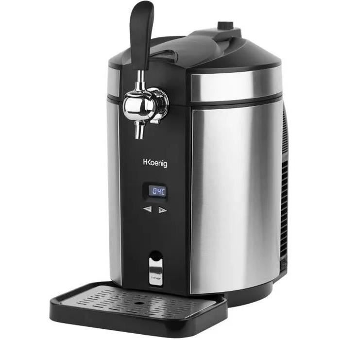 H.koenig/ BW1880 - Beer -beer - capacity of 5L - Adjustable temperature of 2 ° C A 12 ° C - LED control panel - Conservation Ju