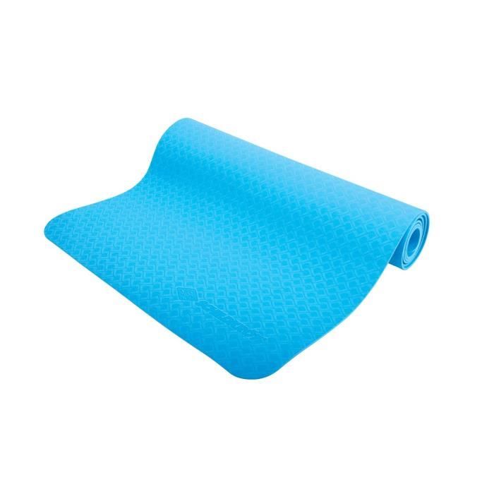 Yoga mat - Schildkröt - 183 cm - Blue - Thickness 4 mm - Non-slip