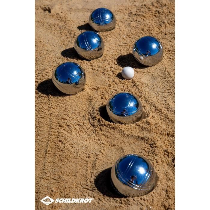 Schildkrot Funsport Petanque Ball Set Silver and Black - 4000885700084