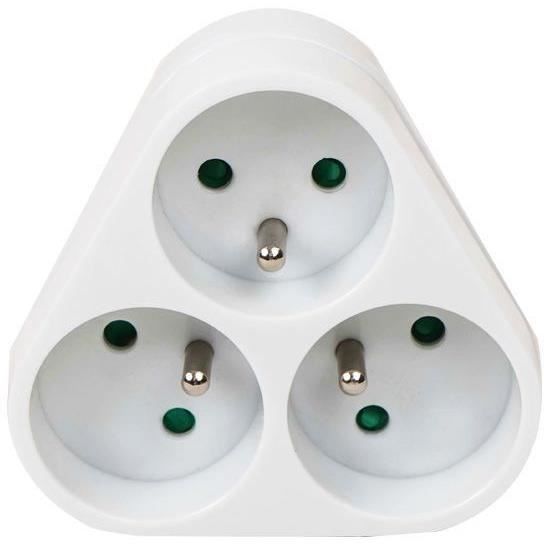 Triplite - GAO - 3x16A - Triangle, white, NF compliant