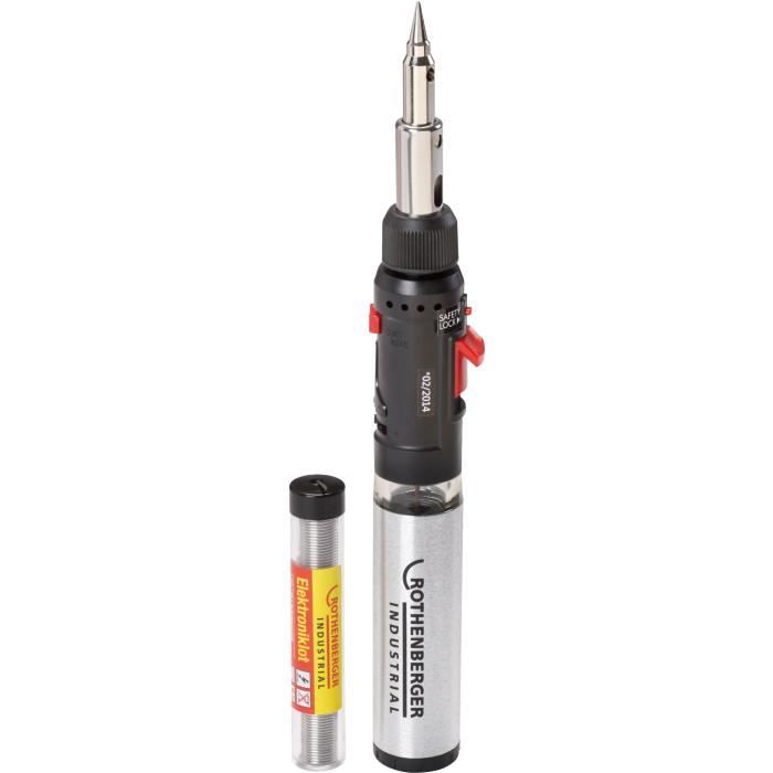 ROTHENBERGER 3 in 1 soldering machine - Flame, hot air, soldering iron - 1450 ° C - Silver