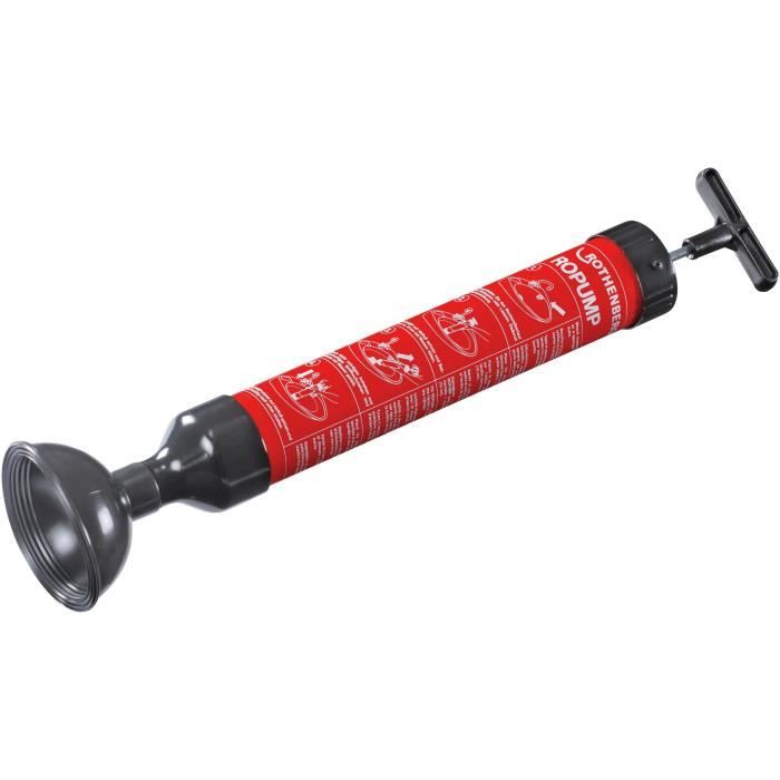 Drain cleaner - ROTHENBERGER - ROPOMPE I - Drain cleaner with suction and pressure pump - Red