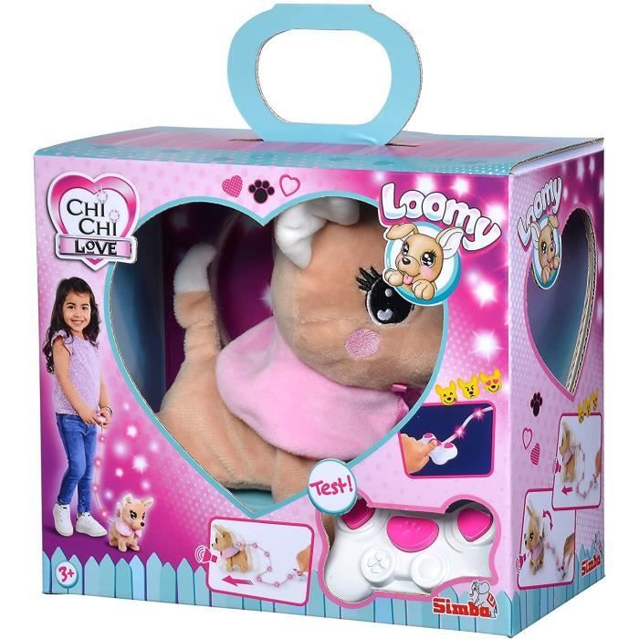 Chihuahua Chi Chi Love Loomy Plush Toy - 20 cm - Wire-guided Plush Toy - Batteries Included