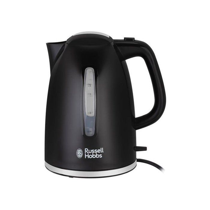 RUSSELL HOBBS 22591-70 - Textures Plus Kettle - 1.7L - 2400W - Black