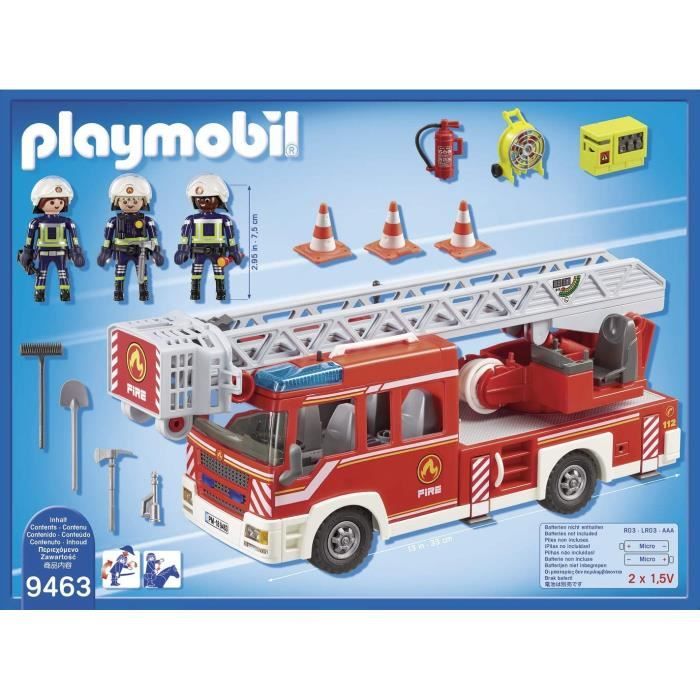 PLAYMOBIL 9463 - City Action - Fire Truck with Swivel Ladder - New in 2019