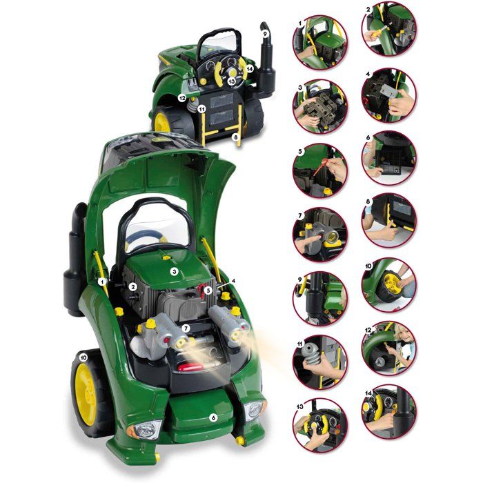 KLEIN - John Deere Tractor Engine for Child