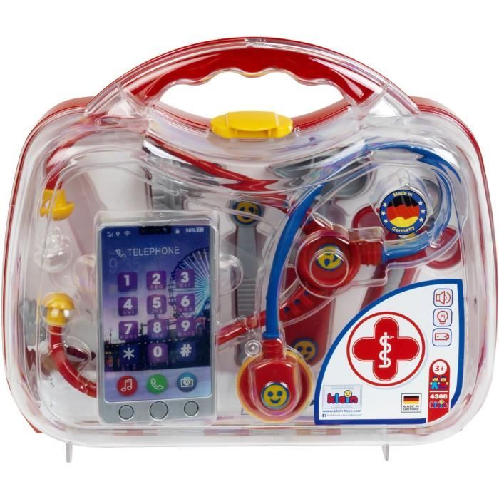 Doctor's case with smartphone and electronic thermometer - KLEIN - 4368
