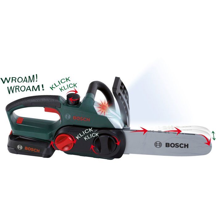 BOSCH - Chainsaw with Realistic Functions and New Design for Kids
