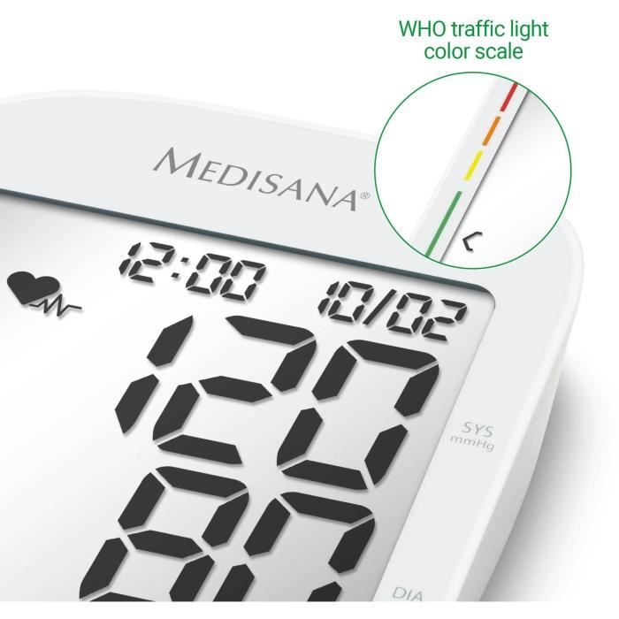 Talking blood pressure monitor - MEDISANA - BU 535 - 6 languages - Large screen - XXL digits - Arrhythmia measurement - 240 memories