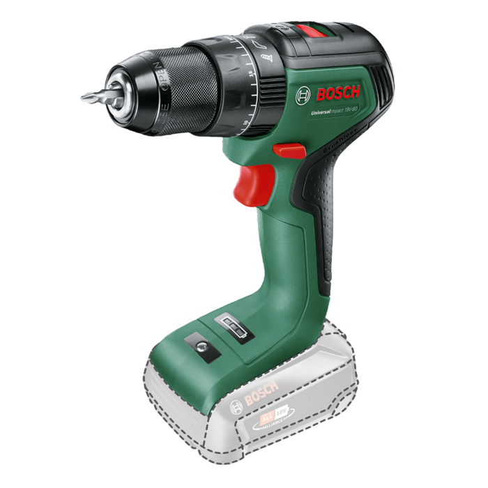 Bosch UniversalImpact 18V60 drill driver (WITHOUT battery WITHOUT charger)