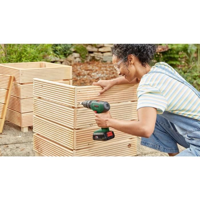 Bosch EasyImpact 18V40 impact drill driver + (1x2.0Ah battery) + AL18V-20 charger in carrying case