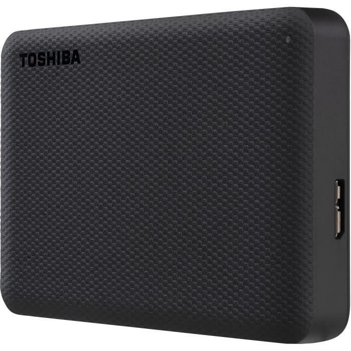 External hard drive - TOSHIBA - CANVIO ADVANCE - 4 TB - Black - USB 3.2 Gen 1