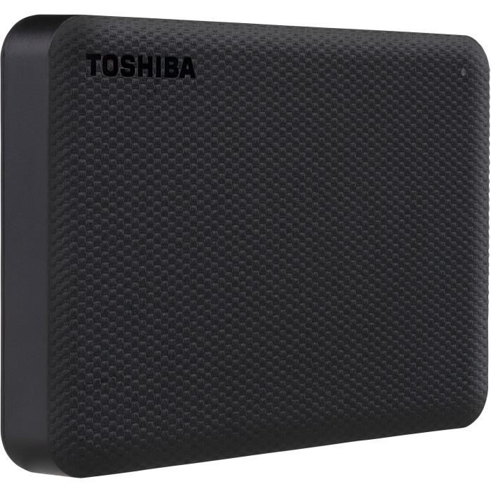 External hard drive - TOSHIBA - CANVIO ADVANCE - 4 TB - Black - USB 3.2 Gen 1