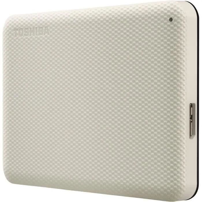 TOSHIBA Canvio Advance 4TB 2.5p White Canvio Advance 4To 2.5p External Hard Drive USB 3.2 Gen1 White