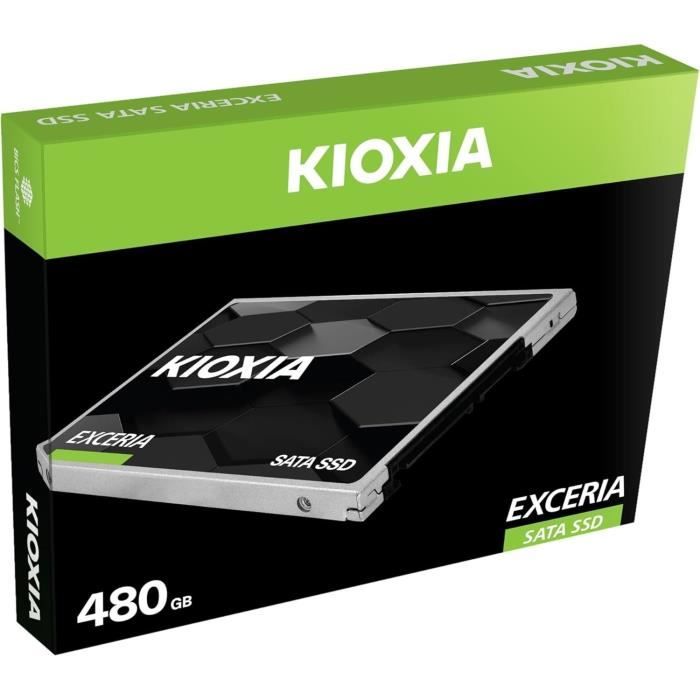 SSD - KIOXIA - EXCERIA - 480 GB, 2.5, 555 MB/s read, 540 MB/s write, 6 Gbit/s, for laptop